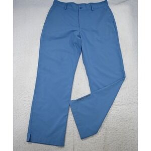 Under Armour Golf Pants Mens Size 36 x 32 Blue Performance Stretch Flat Front